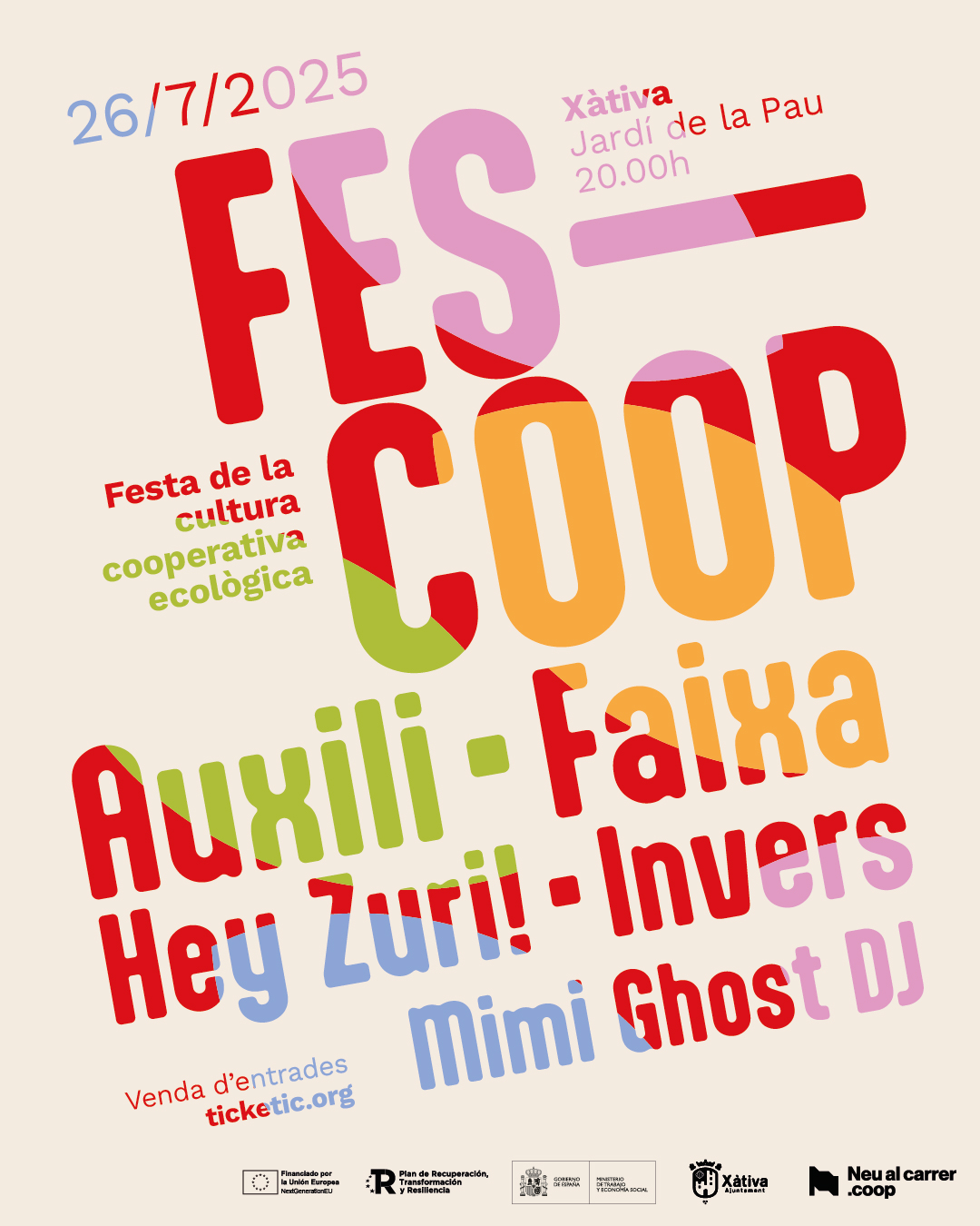 La festa del cooperativisme neix a ritme de concerts amb la primera edició de la FesCoop